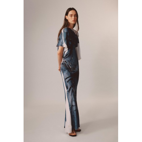 Denim Print Dress — Limited Edition