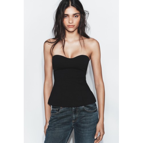 Bandeau Top with Sweetheart Neckline Bandeau Top with Sweetheart Neckline