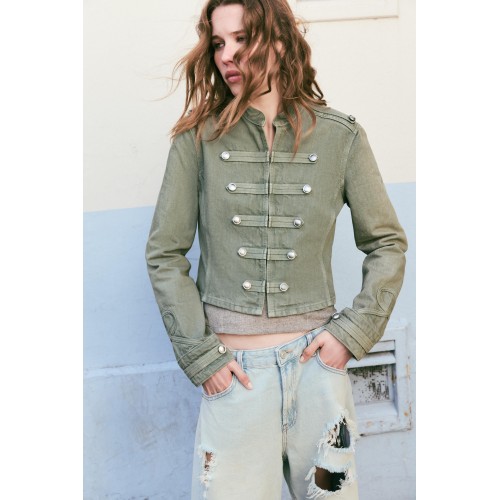 Fitted Jacket with Buttons Fitted Jacket with Buttons