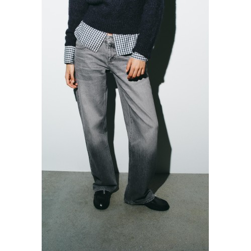 Jeans TRF Wide Leg Low-Rise