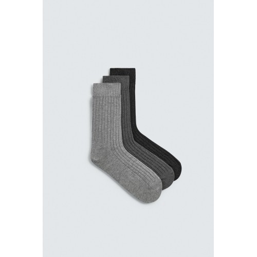 3-PACK OF RIBBED SOCKS 3-PACK OF RIBBED SOCKS