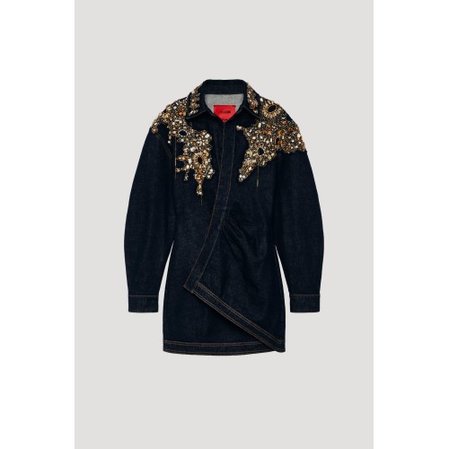 Denim Dress with Pearls — Limited Edition