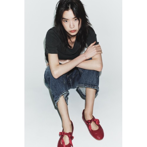 BALLET FLATS WITH BOW