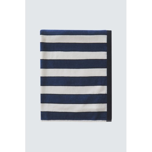 Beach Towel Striped Velour